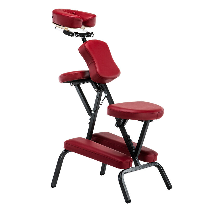휴대용 접이식 마사지 의자, 건강 문신 의자, 스크래핑 의자, 접이식 미용 침대