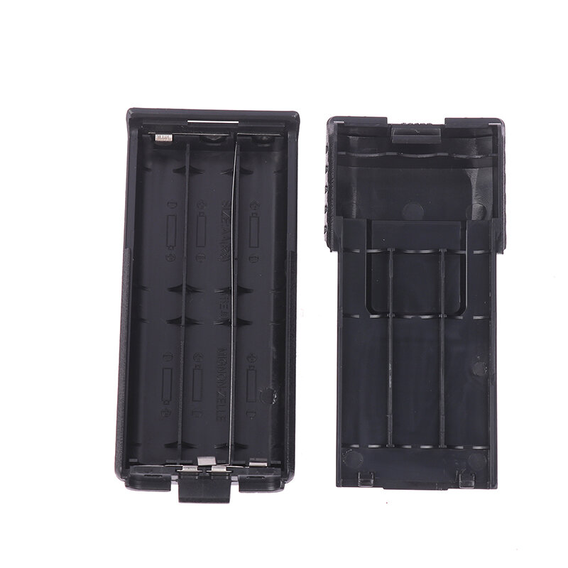5r Batterij Case Voor Walkie Talkie Uv5r Bf Uv 5r Extended Shell Pack Zwart Voor Uv5re 5ra Tyt TH-F8 Uvf9 Accu Box