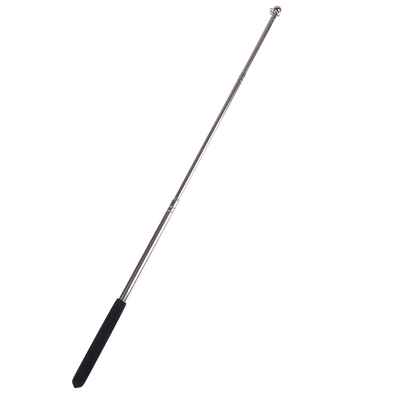 1Pc Professionele Touch Whiteboard Pen Hoge Kwaliteit Vilten Hoofd 1 Meter Roestvrijstalen Telescopische Leraar Pointer