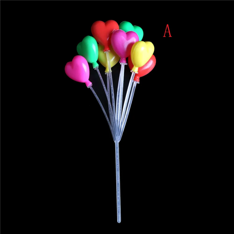 1Set Dollhouse Miniature Funny Multicolor Mini Round Or Heart-shaped Balloon Toy Doll House Accessories Girl Play House Toy Gift