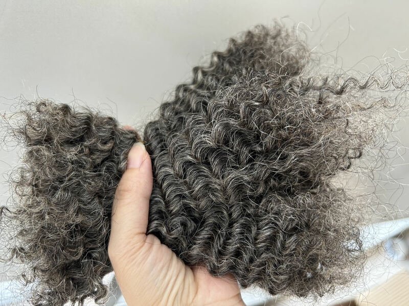 OrientFashion-Afro Kinky Curly Extensões de Cabelo, Microbangs, Remtwist Crochet Tranças, Cabelo a granel para Trançar, 4A, 27 e 30 Cores