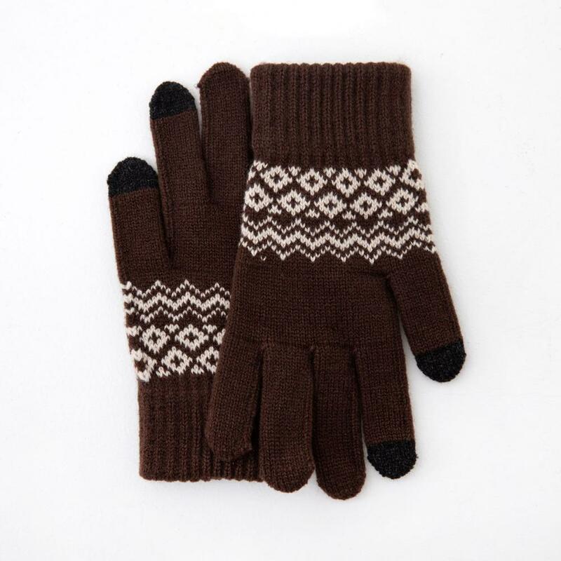 Winterhandschoenen Voor Heren Dames Comfortabele Winterhandschoenen Winter Warme Gebreide Handschoenen Voor Dames Heren Touchscreen Vol Voor Weer