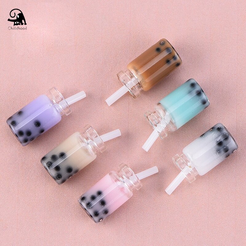 1/2/5Pcs Mini Tea ice cream Cup 1:12 Dollhouse Miniature Doll house Accessories Cups Toy Gift Kitchen Decor Toy pretend play