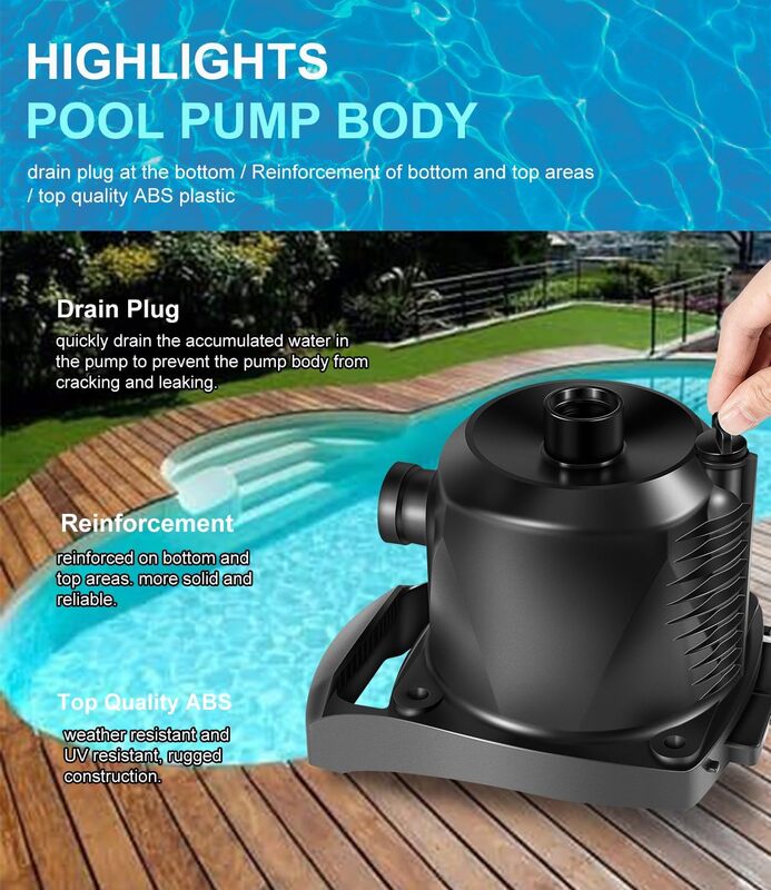 MX R0723100 Pool Pump Body Replacement Fit for Zodiac & Polaris PB4SQ Booster Pump Housing Part