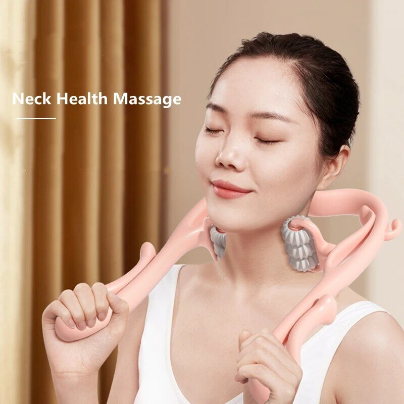Pescoço massageador cervical ombro muscular relaxamento alívio da fadiga redução da dor relaxante máquina de cuidados de saúde pescoço massagem ferramenta