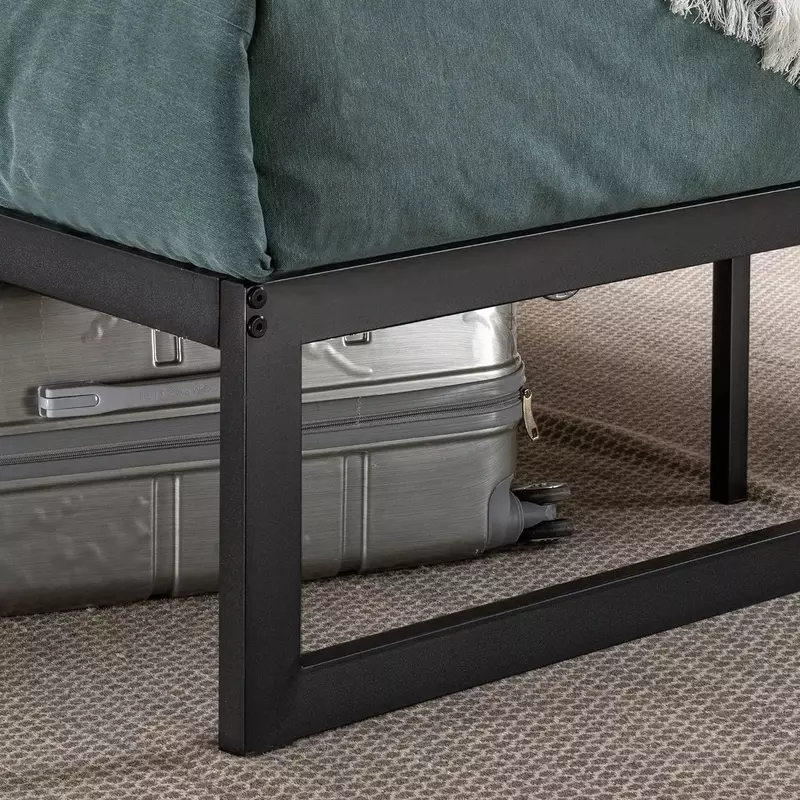 Base de colchón con soporte de listón de acero, marco de cama de plataforma, nuevo, 66% de descuento, fácil montaje, Queen