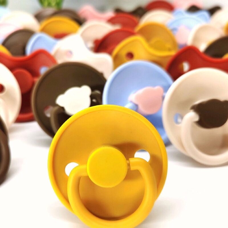 Ciuccio in Silicone per bambini succhietto per uso alimentare senza BPA 6-18 mesi per neonate ragazzi Sleepy ciuccio fittizio all'aperto succhietto