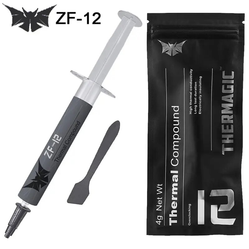 ZF-12/ZF 12W/mk Thermal Grease Heatsink Thermal Paste For CPU  Heat Sink Commpound Processors Plaster Water Cooling Cooler