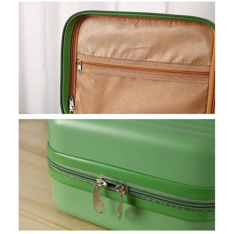 High Strength ABS Anti-scratch With Handle Small Women Travel Suitcase Luggage Compressive Material Size:30-14-22cm