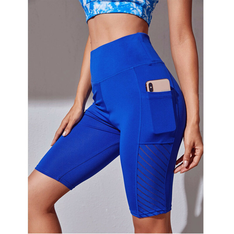 Cintura alta sem costura yoga leggings com bolso para mulheres, calças esportivas respiráveis, leggings de fitness correndo, calças de treino