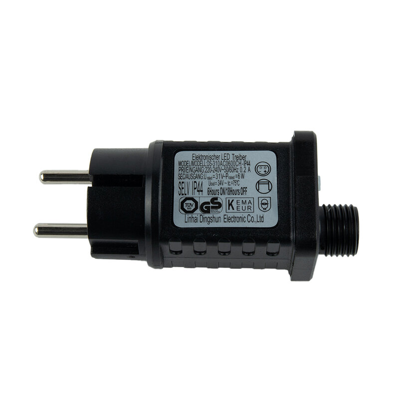 Transformator String Lichter 6W 31V LED Timer Netzteil Power Adapter Beleuchtung Wasserdicht Für Niedrigen Spannung LED Geräte