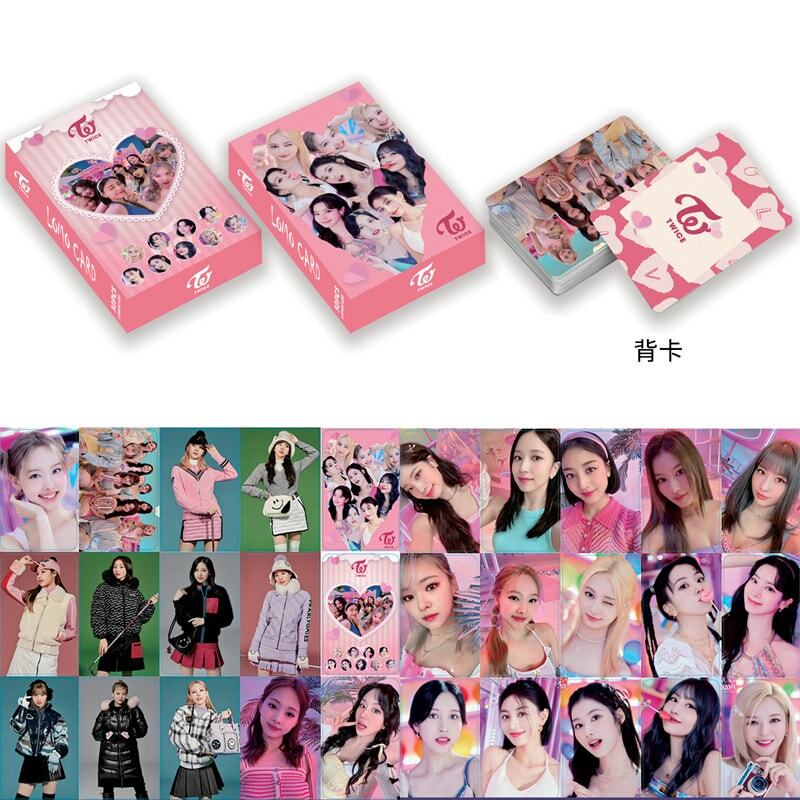 30 sztuk/zestaw Kpop karty Lomo Album fotograficzny koreańska dziewczyna grupa pocztówka Mini Lomo gra w karty kolekcja dla fanów zabawka na prezent