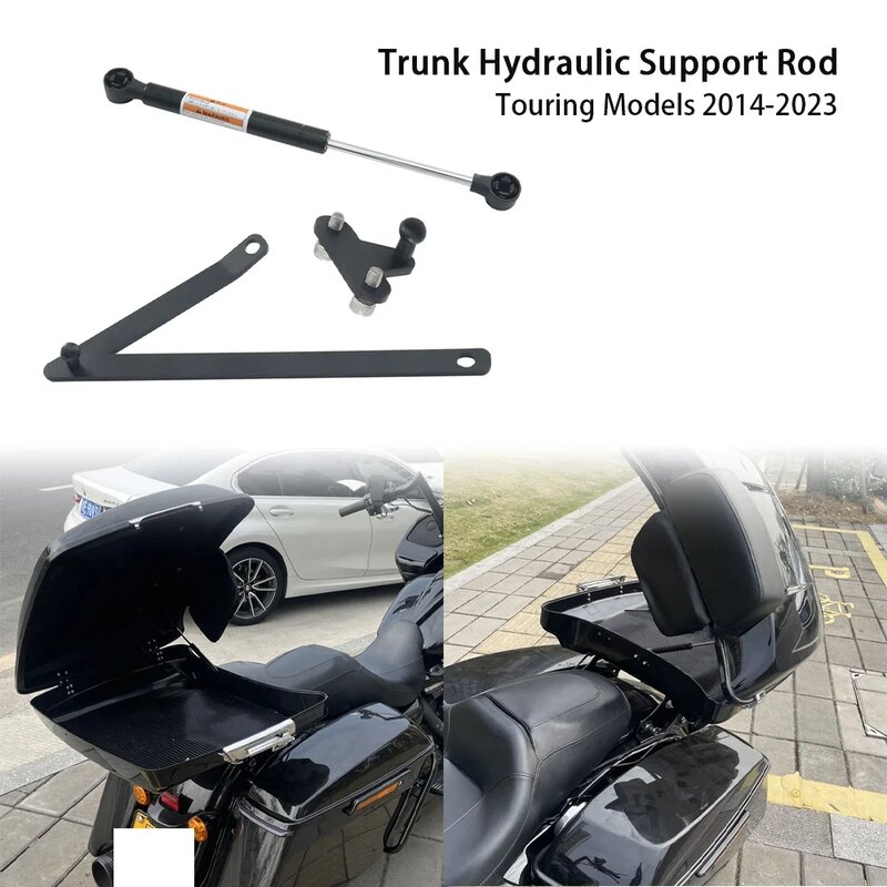 For Motorcycle Accessories Touring Road Glide Road King Street Glide 2014-2023  2024 Tour Pack Trunk Support Rod Hydraulic Rod