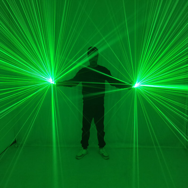 Sky Star-Gants Laser Vert à Rayons Lumineux, 532nm, pour Spectacle de Costumes