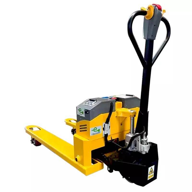 Semi Electric Pallet Truck with 2ton Load Capacity Electric Pallet Jack for Saling