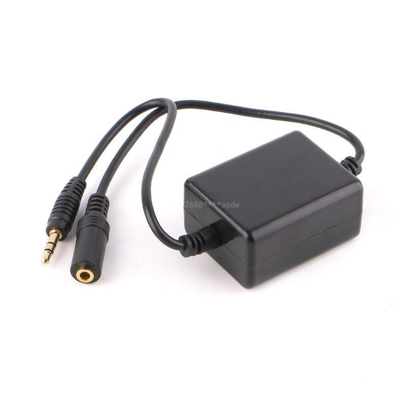 Ground Loop Isolator for Audiophile Car Noise Filter Eliminate with 3.5mm Cable Electronics Accessories