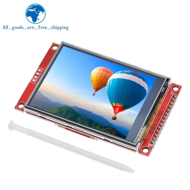 TZT 240x320 2,8 "SPI TFT LCD Сенсорная панель Серийный порт модуль с PBC ILI9341 / ST7789V 2,8 дюймов SPI последовательный дисплей с сенсорным экраном