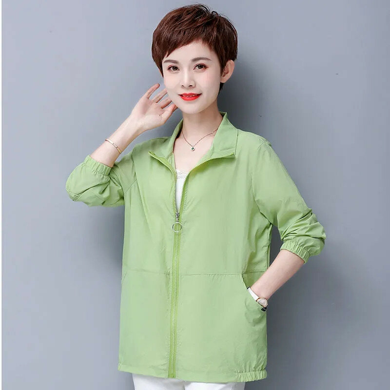 Ropa de protección solar para mujer, abrigo fino suelto versión coreana, resistente a los rayos UV y transpirable, chaqueta informal para verano, novedad de 2024
