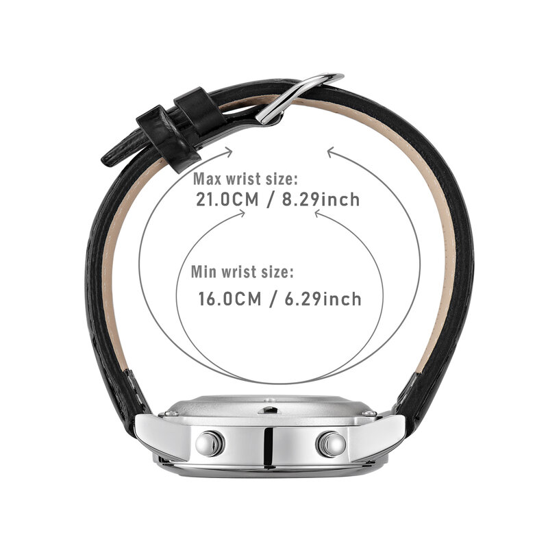 Hearkent Talking Watch Blind Women With Large Numbers and Expandable Strap Self-Setting for Visually Impaired Quartz Wristwatch