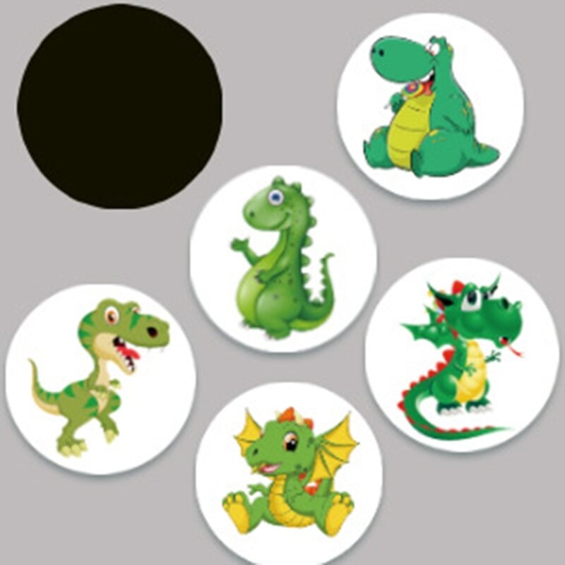 Potty Training Stickers Reusable Cartoon Dinosaur Pattern Sticker for Boys Girls Toilet  Color Changing Pee Stickers X90C