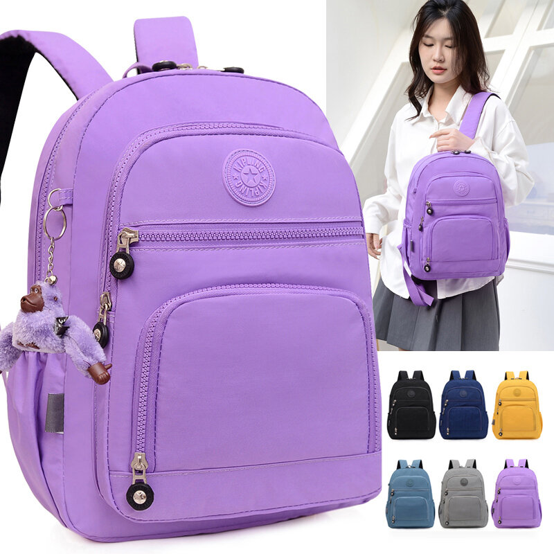 한국 바람 배낭 소녀 다층 디자인 학교 대용량 방수 학생 책가방, 귀여운 가방