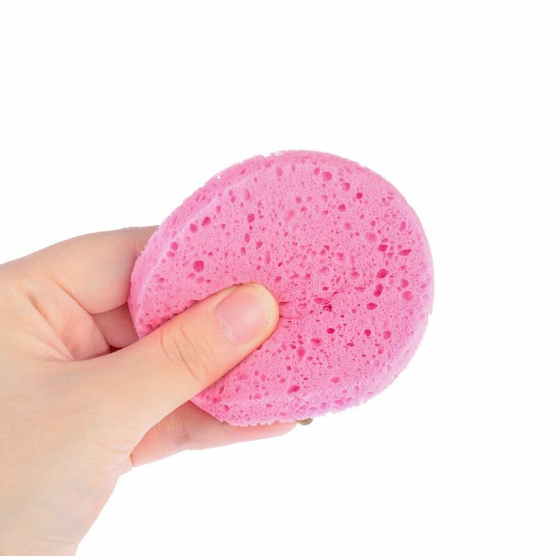 5Pcs Makeup Tool Skin Care Exfoliator Cleansing Sponge Face Wash Pad Body Facial Cleaner Compress Puff
