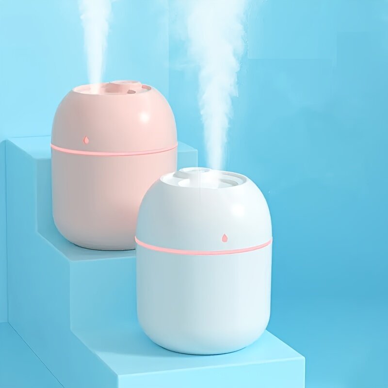 Portable 220ml H2o Mini Cup Spray Mist humidifier Double Wet Aroma Essential Oil Diffuser Car usb air humidifier