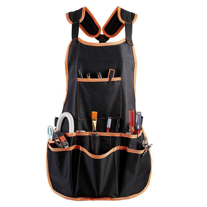 Work Apron tool 16 Tool Pockets tool belt Adjustable vest Tool Apron for work apron and women work apron with waterproof apron