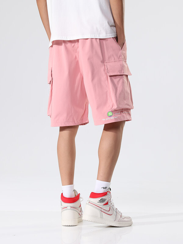 ฤดูร้อนกางเกงขาสั้นผู้ชาย2021ใหม่ Multi-กระเป๋า Hip Hop Streetwear Baggy Jogger กางเกงขาสั้นชายชายหาดกางเกงขาสั้นขนาด8XL