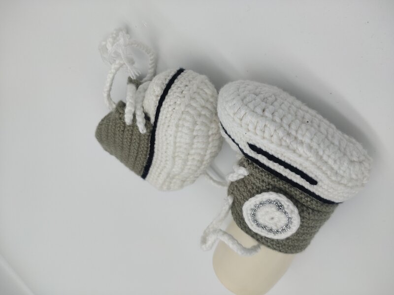 baby sock shoes sport style Model Q005 grey color