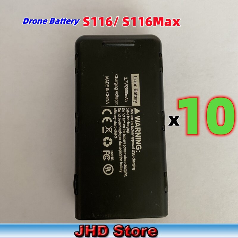 JHD Original PYLV S116 MAX Drone Battery  3.7V 2000Mah For S116 Drone Battery Apply All Drone  S116 Battery Wholesale Suppliers