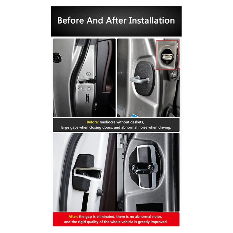 TRD penutup Stopper kait pelindung kunci pintu Stabilizer pintu untuk Nissan All Series E12/E13/C27/C28/KICKS/ X-TRAIL