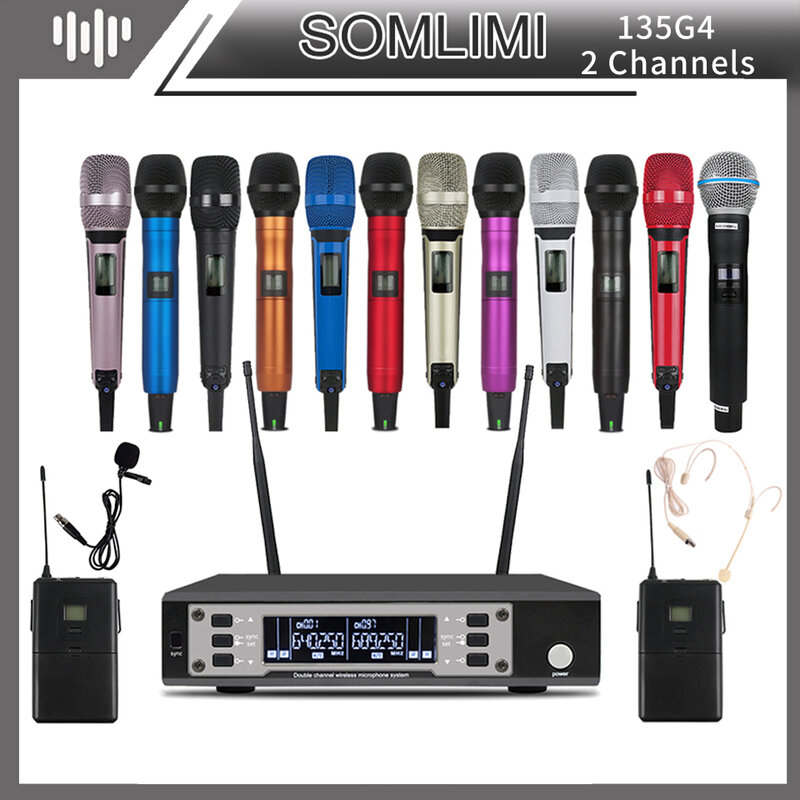 SOM-Microphone Moo135G4, récepteur simple, double détermination, plusieurs couleurs, haute qualité