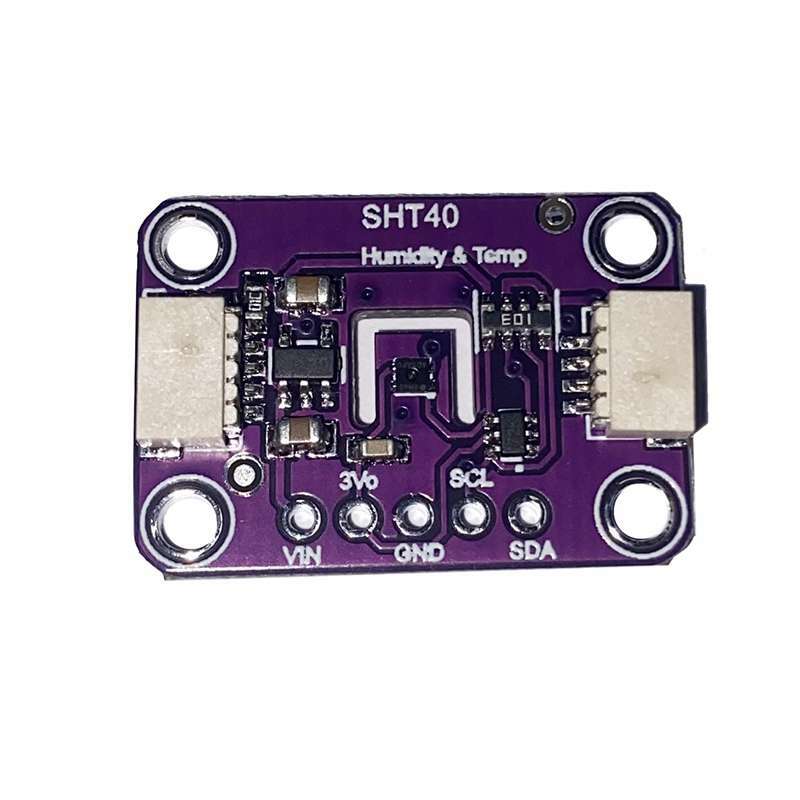 Módulo do sensor de temperatura e umidade sht41 dos pces sht40 de rcmall 10 qwiic porto com cabo de conversão iic 4p