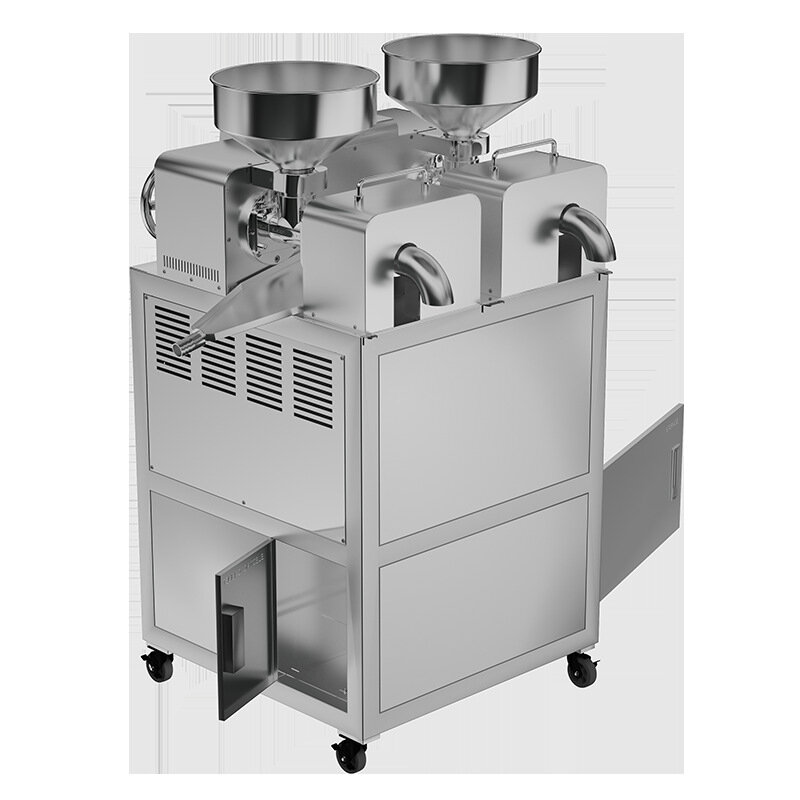 Double-head Commercial Large Automatic Oil Press Handles 40-60 kg of Raw Materials Per Hour