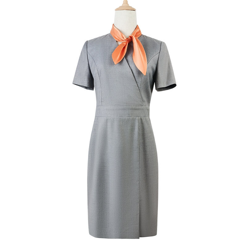 Niestandardowa cała seria mundurów lotniczych stewardessa sukienka personel pokładowy załoga pokładowa Hostess mundur lotniczy na sprzedaż