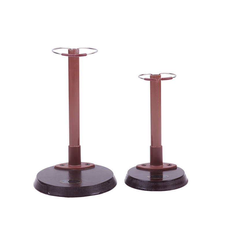 20-60cm Wooden Doll Stands Display Holder Prop up Girl Dolls Doll Accessories with Stainless Steel Base Doll Model Support Frame