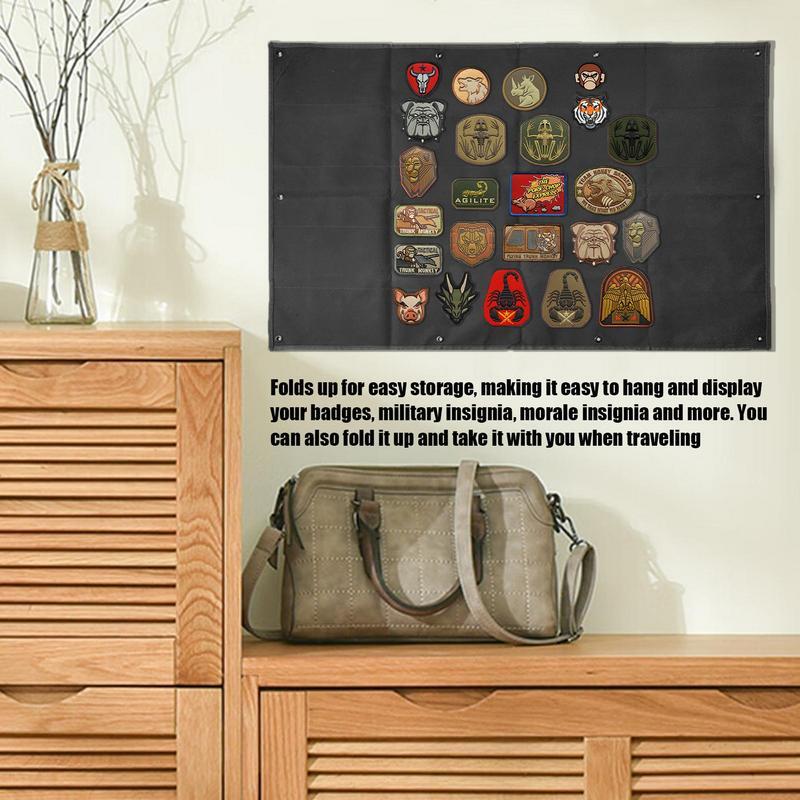 Pin Board Display Heavy Duty Nylon Stable Patch Holder Foldable Wall Organizing Supplies Easy Installation Portable Display
