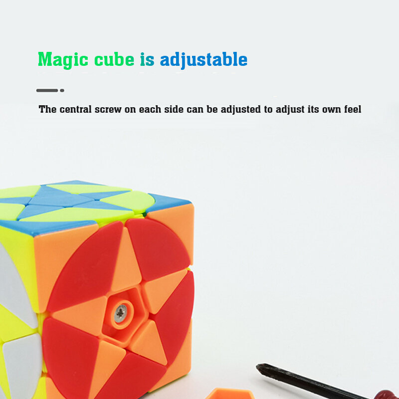 Magic Pentacle Cube Profissional แปลกรูปร่างดาว Pentagram Magic Cube การแข่งขันปริศนาความเร็วก้อนของเล่นสำหรับเด็กเด็ก
