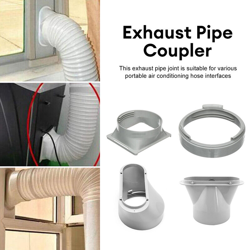 13/15cm Portable Replacement Air Conditioner Exhaust Hose Pipe Connector Coupler Air Conditioner Accessories Window Adaptor