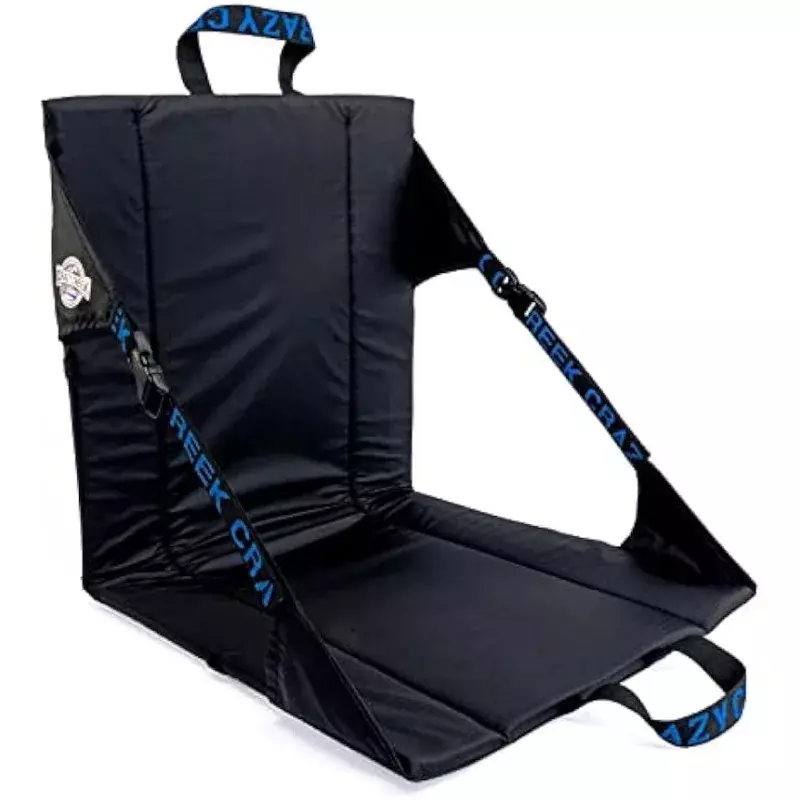 크레이지 크릭 오리지널 의자, 스타디움 좌석, 캠핑, 하이킹 등에 적합, 모든 지형에 편안함, 조절 가능한 스트랩