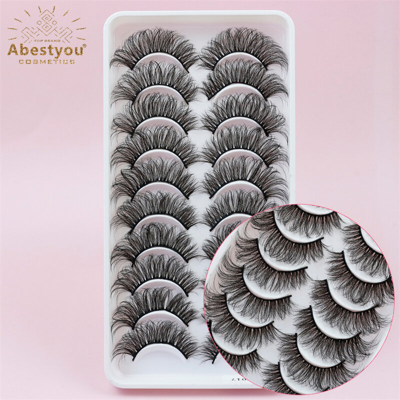 Abestyou-Kit de cils magnétiques 3D, 3 paires, yeux de chat, faux eye-liner imperméable, outil de maquillage, pince à épiler