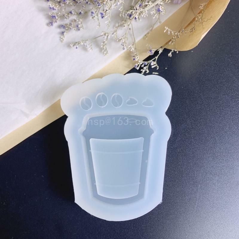 Khuôn Silicon Uống Bình Lắc Khuôn Cho Nhựa Dính Khuôn Silicon Cho Nhựa Trang Sức Làm Cà Phê Trà Sữa