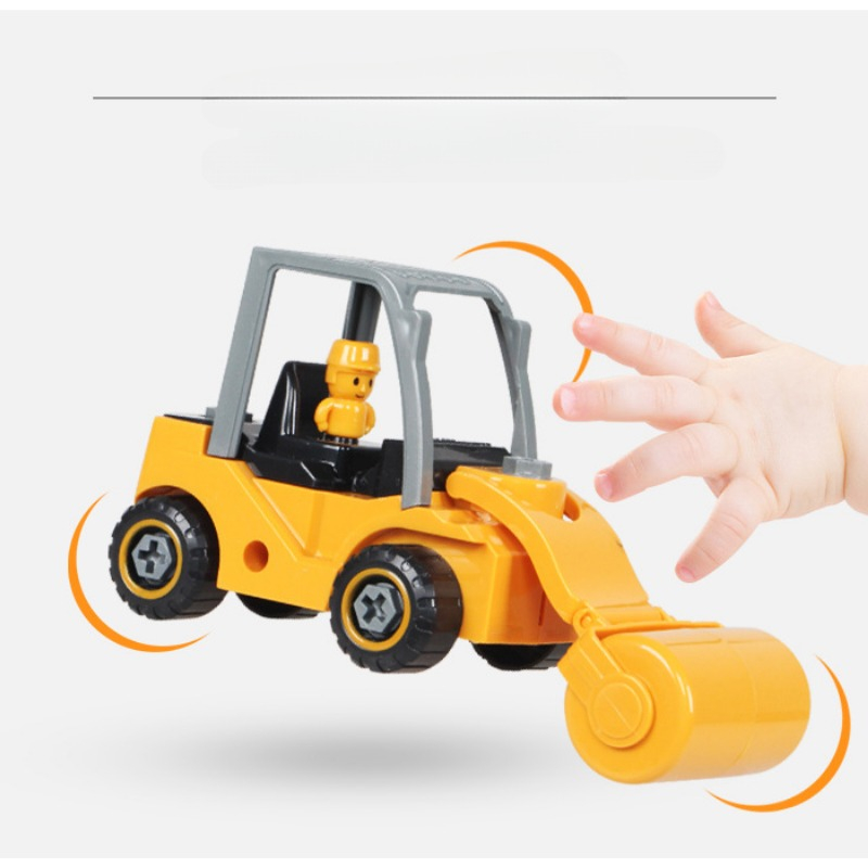 Camión de carga y descarga de plástico para niños, juguete de bricolaje, conjunto de coche de ingeniería, juguetes educativos para niños, regalos para niños