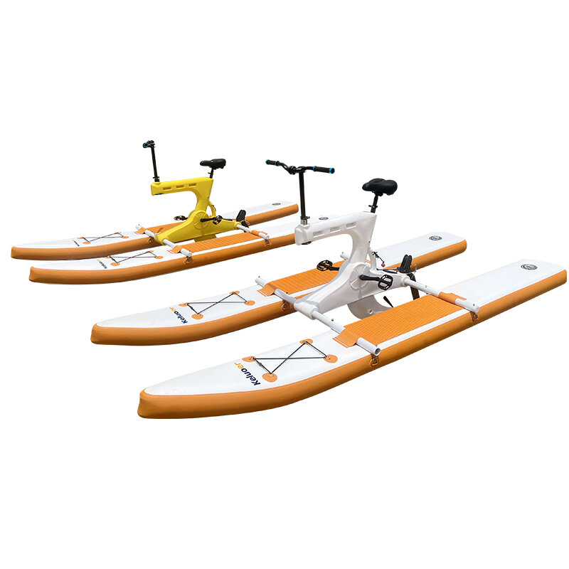 Bicicleta de agua portátil, pedal flotante, barco, recreación