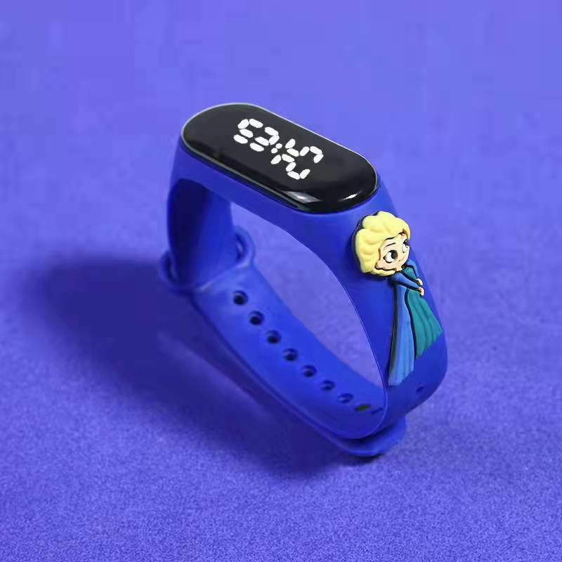 Disney reloj inteligente deportivo para niños, pulsera de silicona para exteriores, reloj electrónico, relojes digitales