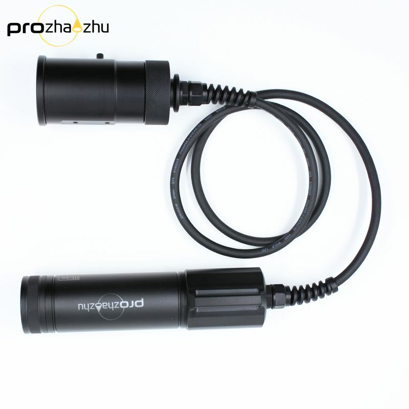 4000 Lumen Canister Diving Lamp XHP70 LED IP68 Waterproof 150M Underwater Scuba Technical Diving Light For Cave Diving