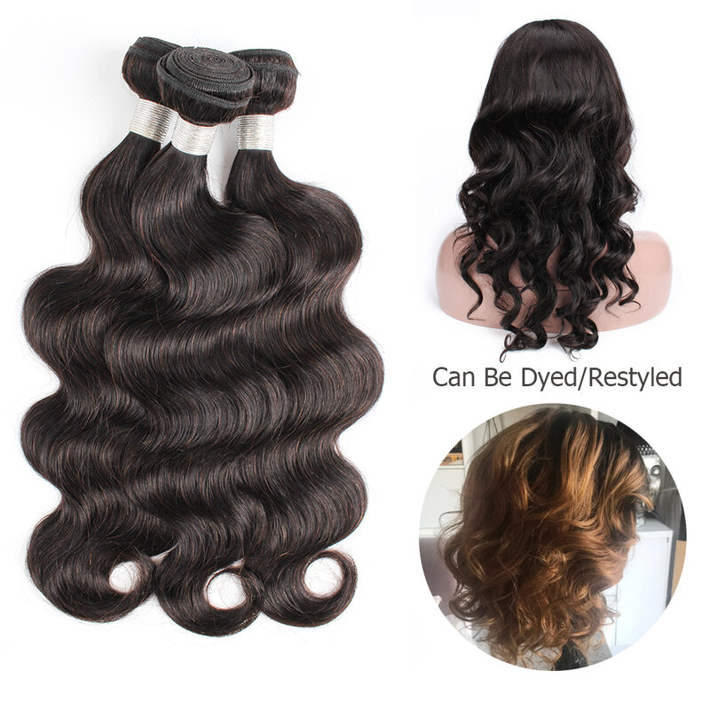 Mogul Hair 1 Bundel Body Wave Ombre Honingblonde Natuurlijke Kleur Highlight Bruin 1b 613 Indian Remy Human Hair Weave Extension