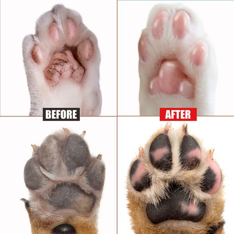 Krim Paw anjing pelindung kaki anjing efektif organik Lick aman melembabkan hidung dan Balsem kaki anjing mengembalikan kering retak & rusak