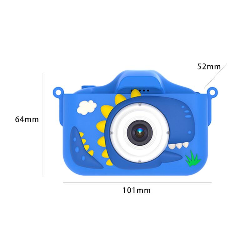 Kids Selfie Camera Photo and Video Camera Durable Children Digital Video Camera Toy for Kids 3-8 Years Old Girls Birthday Gifts